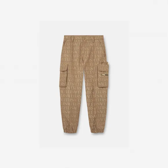 范思哲/Versace Men's Allover工装裤 1010729-1A07649-2N740