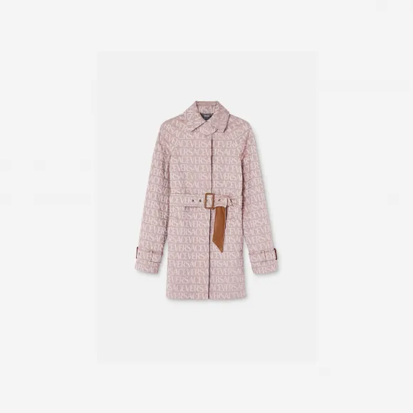 范思哲/Versace Women's Allover短风衣 1010883-1A08206-2PL50