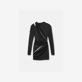 范思哲/Versace Women's Floral Summer扭结迷你连衣裙 1010924-1A08688-2B510