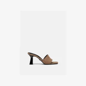 范思哲/Versace Women's Allover穆勒鞋 1010947-1A07931-2N24P