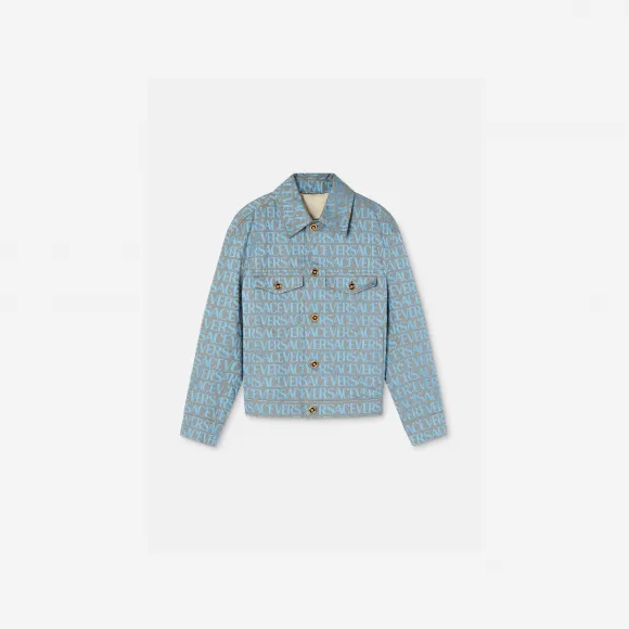 范思哲/Versace Men's Allover夹克 1011032-1A07734-2UL90