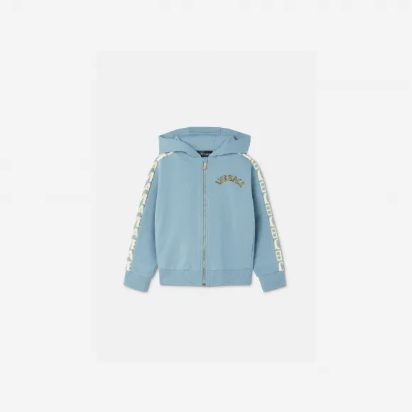 范思哲/Versace 儿童男孩系列 Allover Kids连帽衫 1011129-1A08104-6V590