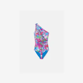 范思哲/Versace Women's Floral Summer单肩连身衣 1011264-1A08239-5V020