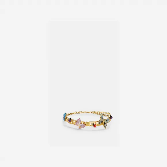 范思哲/Versace Women's 水晶Butterflies Greca项圈 1011749-1A04195-4J060