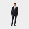 范思哲/Versace 修身羊毛西装 - 蓝 西服正装 A72391-A219367_A669