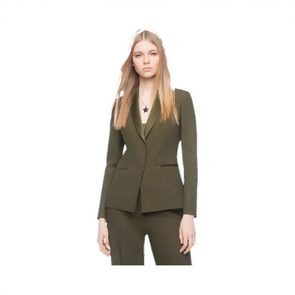 范思哲/Versace 弹力丝绸面料燕尾服外套 - 绿色 外套&大衣 A74257-A212457_A1594