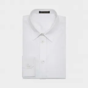 范思哲/Versace 修身棉质衬衫 - 明亮的白色 衬衫 A77098-A222394_A001