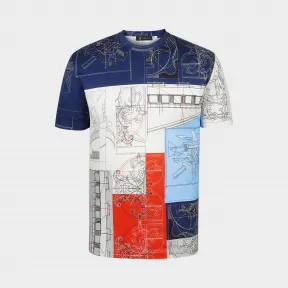 范思哲/Versace Projects 印花T恤 - 打印 T恤&Polo衫 A77276-A222600_A740