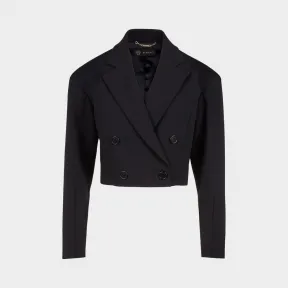 范思哲/Versace 宽肩西装式外套 - 黑色 外套&大衣 A78034-A223415_A1008