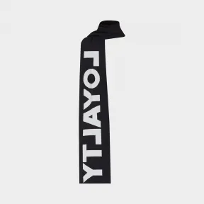 范思哲/Versace Loyalty Manifesto 针织围巾 - 黑色 方巾&围巾 A78358-A223846_A2024
