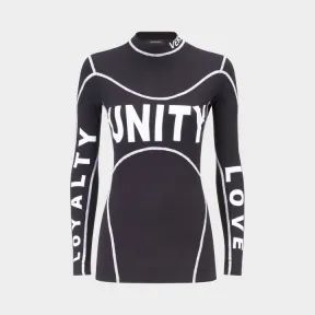 范思哲/Versace Unity 贴身款针织上衣 - 黑色 衬衫&上衣 A78437-A213311_A2024