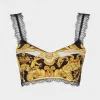 范思哲/Versace Barocco SS'92 印花文胸式上衣 A78760-A225588_A7008