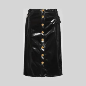 范思哲/Versace 漆皮铅笔半身裙 A83513-A230673_A1008
