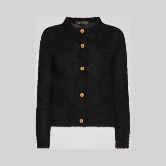 范思哲/Versace 美杜莎纽扣马海毛开衫 A83802-A230964_A1008