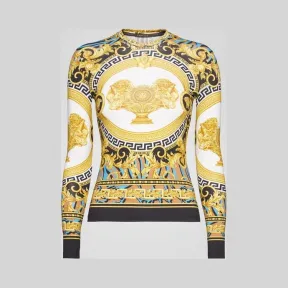 范思哲/Versace Le Coupe Des Savage印花T恤 A83845-A231199_A7900