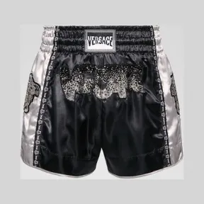 范思哲/Versace 亮片刺绣缎面短裤 A84053-A231385_A008