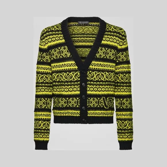 范思哲/Versace 针织提花开衫 A84076-A230554_A486