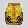 范思哲/Versace Barocco Femme印花绗缝桑蚕丝半身裙 A84610-A232054_A7048