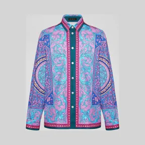 Versace  Le Pop Classique印花牛仔衬衫 A85532-A233839_A7708