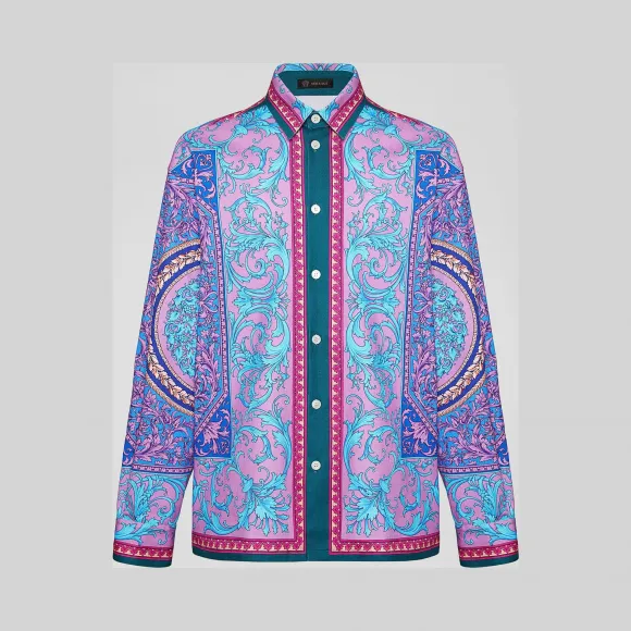 Versace  Le Pop Classique印花牛仔衬衫 A85532-A233839_A7708