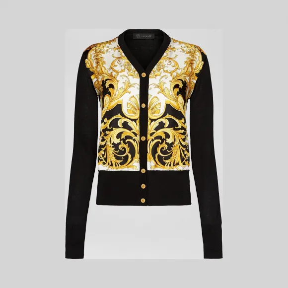Versace  Barocco Rodeo图案开衫 A85554-A233111_A1008