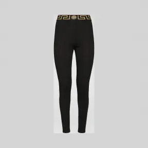 范思哲/Versace 希腊回纹镶边打底裤 AGD19004-AC00360_A1008