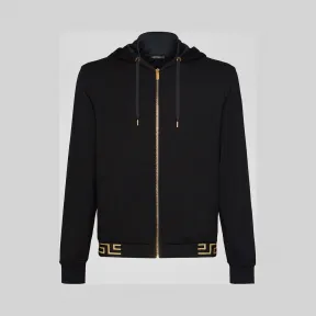 Versace  希腊回纹饰边健身外套 AGU15010-AV00194_A80G