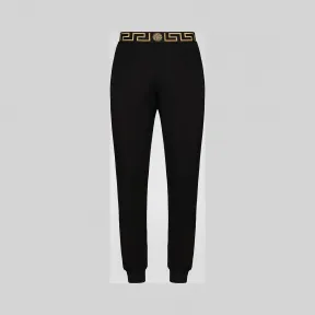 Versace  希腊回纹饰边健身长裤 AGU15011-AV00194_A80G