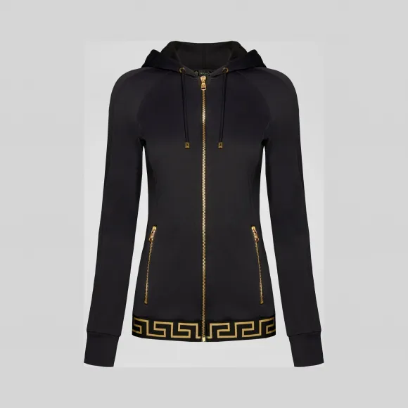 范思哲/Versace 希腊回纹拉链连帽衫 AUD01037-AC00233_A1008