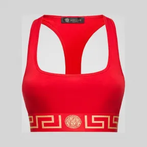 Versace  希腊回纹饰边无钢圈文胸 AUD01039-A232741_A1205