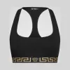 范思哲/Versace 希腊回纹镶边运动文胸 AUD01039-AC00058_A1008