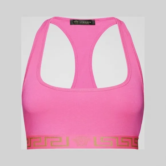 范思哲/Versace 希腊回纹镶边运动文胸 AUD01039-AC00058_A1708