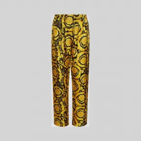 Versace  Barocco印花真丝睡裤 AUD05057-A232999_A7900