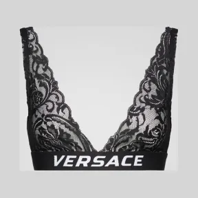范思哲/Versace Versace Logo蕾丝无钢圈文胸 AUD10003-AZ00018_A1008