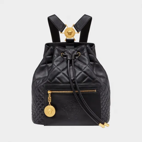 范思哲/Versace 美杜莎绗缝双肩包 DBFG491-DNTR3_K41OT