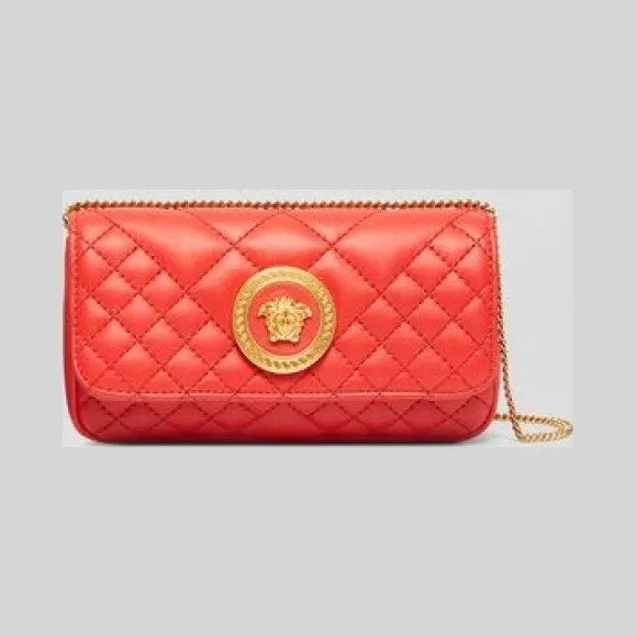 范思哲/Versace 绗缝图案Icon晚宴包 DBFG966-DNATR2_D6TOT