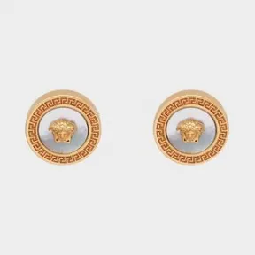 范思哲/Versace 珍珠母美杜莎耳钉 DG27042-DJMTD_D01TR