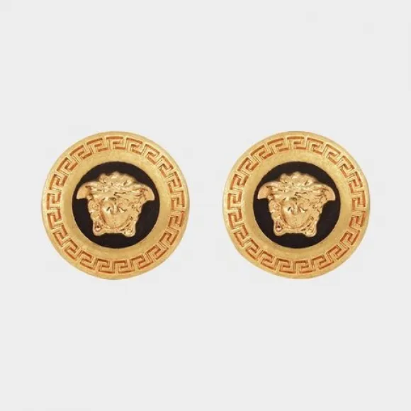 范思哲/Versace 珐琅美杜莎耳环 DG2G549-DJMS_K41T