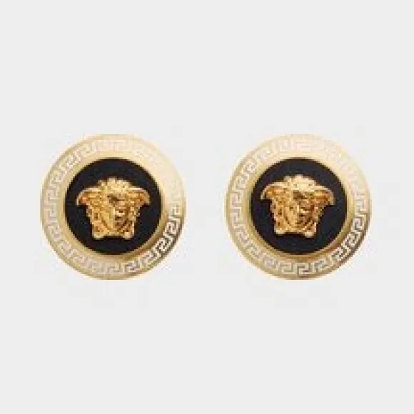 范思哲/Versace 珐琅美杜莎耳环 DG2G549-DJMS_KNBOT