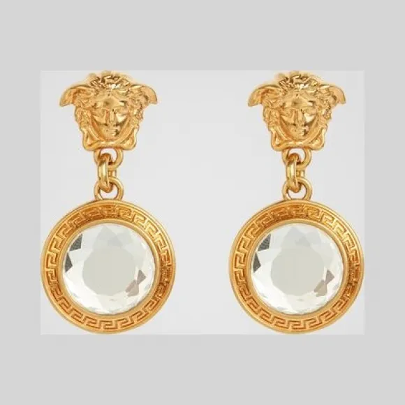 范思哲/Versace Medusa Gioia圆形耳环 DG2H059-DJMX_KCOT