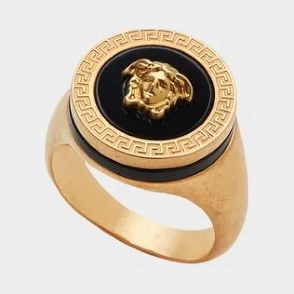 范思哲/Versace 美杜莎树脂戒指 DG57285-DJMR_K41T