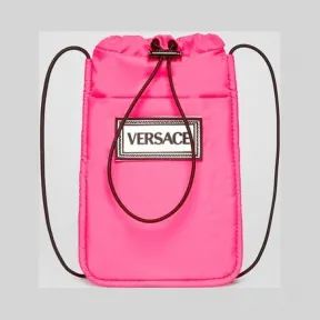 范思哲/Versace Fluo Logo印花颈挂钱包 DP37457-DNYDA_D6LN