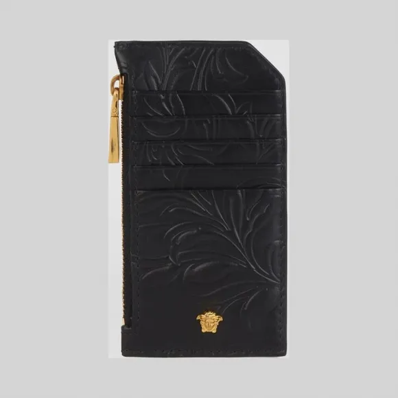 Versace  Barocco压花长款卡包 DP37855-DPBA1_D41OH