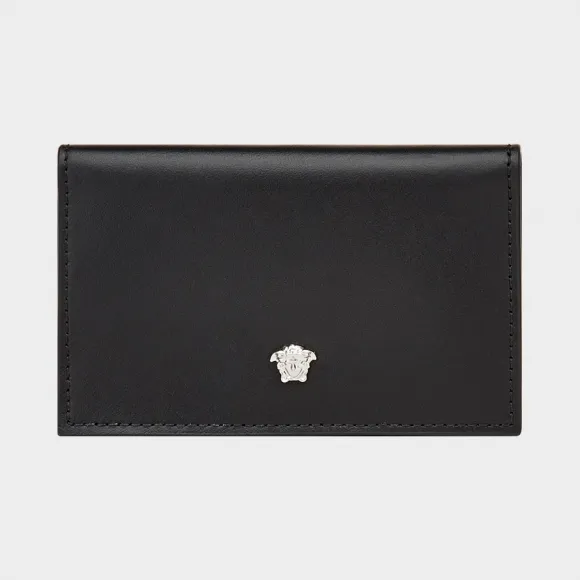 范思哲/Versace 美杜莎皮革拉链卡夹 - 黑色 小配饰 DP3F719-DVITX_D41P