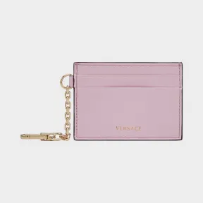 范思哲/Versace 夹扣式皮革卡夹 - 粉 小配饰 DP3F869-DVITX_DXZOC