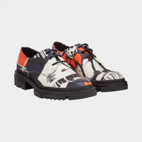 范思哲/Versace Clan 印花德比鞋 - 黑色 系带鞋 DSU6543-DVTS6G_KNGN