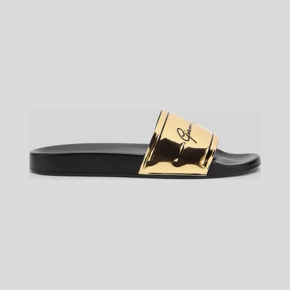 Versace  金色GV Signature拖鞋 DSU8060-DVS7_D9141