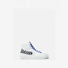 范思哲Versace 男士 Varsity Greca 高帮运动鞋 DSU8403-1A05496-2WD60