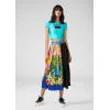 Versace  Tropical Island图案褶裥半身裙 EA9HVA314-ES0675_E242
