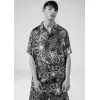 范思哲/Versace Leo Baroque印花保龄球衫 EB1GUA604-ES0598_E923